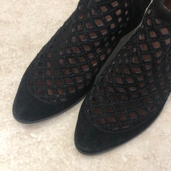 Jeffrey Campbell Taggart Black Suede Booties - Picture 4 of 6